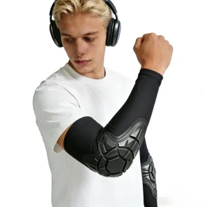 1 Pair Child Elbow Support Brace Breathable Sport Protector Cover Crashproof Compression Sleeve Gel Pad Elbow Support Guard
