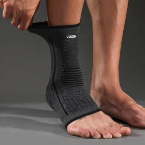 1 Piece Ankle Brace Dynamic Support Flexible Breathable Elastic Lightweight for Running Basketball Fitness Training Unisex