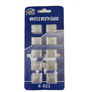 10 Pieces Pack Transparent Whistle Mouth Guard Referee Whistle Cover for Soccer Football Basketball Sports