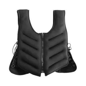 10LB 15LB 20LB Sizes Oxford Black Weight Vest For Strength Training