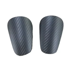 10cm Mini Carbon Fiber Soccer Shin Guards with Comprehensive Protection Glossy or Matte Finish