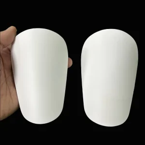 12*7.8 cm Personality Portable Strong White Football Training Calf Protective Safety Shin Guard Sublimate Soccer Match Shin Pads