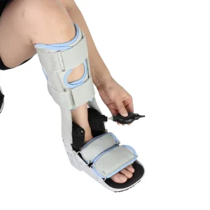 17 Inch High Top Walker Boot with Rocker Bottom for Post Cast Transition and Controlled Gait Support