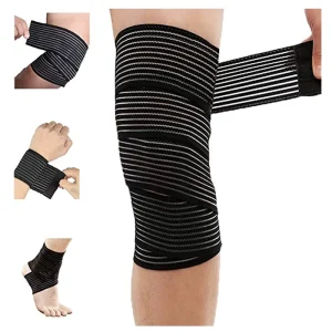 1PC 40~200cm High Elasticity Compression Bandage Sports Kinesiology Tape for Ankle Wrist Knee Calf Thigh Wraps Support Protector