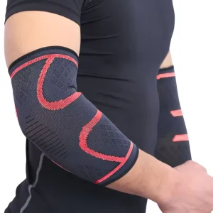 1PCS Elbow Support Elastic Gym Sport Elbow Protective Pad Absorb Sweat Sport Basketball Arm Sleeve Elbow Brace