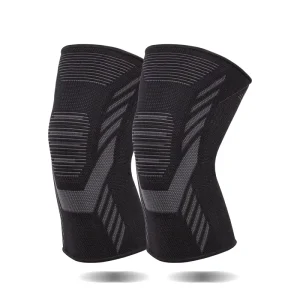 2165# High Elastic Sporty Compression Knee Protector Knee Support Knee Brace With Double Silicone Anti Slip