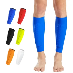 2218# Custom Calf Support Brace For Basketball Motorcycle Protective Gear Football Soft Honeycomb Knee Pads