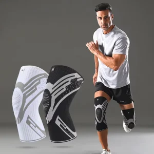 2321# Sport Anti slip Silicone Knee Protector Knee Support Brace Support Gym Sports Knee Protector