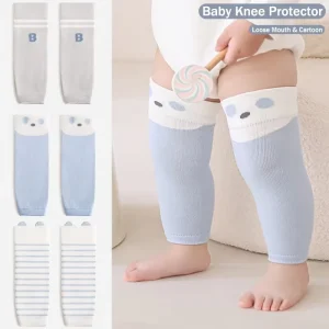 3 Pairs Baby Knee Protector Autumn Winter Baby Leg Warmer Cute Cartoon Loose Mouth Antibacterial Newborn Cotton Socks