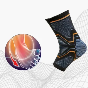 360 Compression Ankle Brace Ligament Sprain Protector Multi Sport Ankle Support for Ankle Pain Relief Cycling Climbing