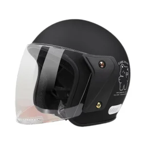3C Certified Men’s Women’s Half Helmets All Seasons Warm Sun proof Motorcycle Helmets