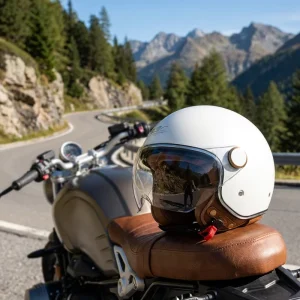 3C Standard Vintage Half Helmet Retro Stylish Design Lightweight Safe Protective Helmet for Daily Riding and Outdoor Travel