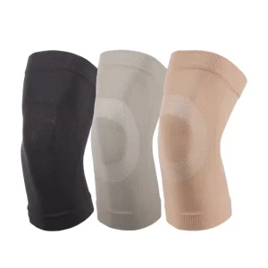 3D Knitted Athletic Nylon Breathable Outdoor Running Compression Knee Sleeves Brace for Summer