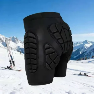 3D Protection Hip Butt EVA Padded Shorts Breathable Slim Fit for Skiing Snowboarding Roller Skating All-Season Sports Gear