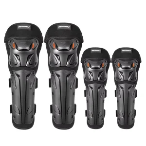 4 Pcs Set Motorcycle Knee Pads Motorcycle Elbow Knee Pads Motocross Car Protectors