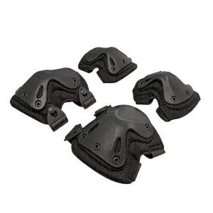 4 Pcs Tactical Knee Set Custom Logo Hard Shell Anti Scratch Protective Gear for Outdoor Cycling Sports