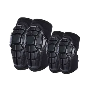 4 Piece Soft Protectors for Scooter Roller Skate Knee Protectors for Children Professional Protection Breathable Design