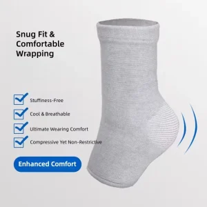 4-Way Highly Elastic Breathable Ankle Brace for Sports Sprain Prevention
