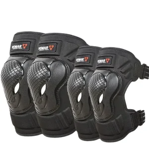 4pcs Protective Motorbike Knee Pad Motocross Motorcycle Knee Pads MX Protector Racing Guards Off road Elbow Protection