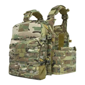 500D Nylon Molle Helmet Cover Hydration Plate Carrier Back Tactical Vest Bag For Matching Plate Carrier