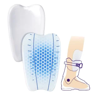 579GEL 36180143 Ski Protective Gear Gel Pad Self-Adhesive Ski Boot Accessory Liner Shin Guard Soft Anti-Abrasion Shock-Absorbing