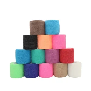 5cm Cohesive Bandage Sports Tape, Self Adherent Finger Hand Guard, Wrist Support Wrap, Ankle Strap Grip Sock, Football, Boxing, Hockey