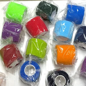 5cm Self Adherent Cohesive Bandage, Protective Sports Tape, Soccer Grip Sock, Finger Guard, Wrist Wraps, Knee Support, Ankle Strap, Gym