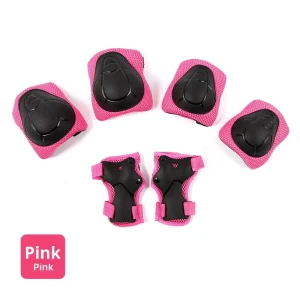 6 Piece Protective Gear Set for Kids for Roller Skating and Balance Bike Durable EVA Knee and Elbow Pads Flexible Comfortable