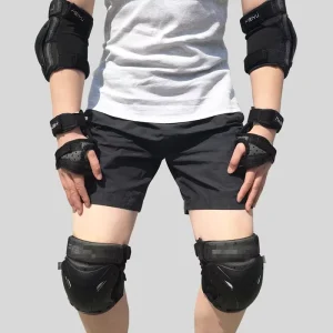 6 Sets Children’s Sports Protective Gear Safety Roller Skating Elbow Wrist Knee Gear Made of EVA