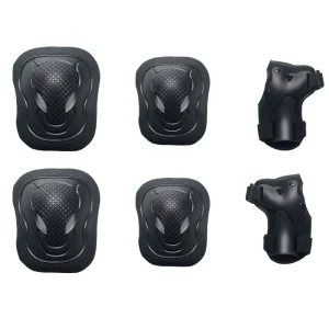 6 in 1 Protective Gear Set Knee Elbow Wrist Guards for Skateboarding Roller Skating
