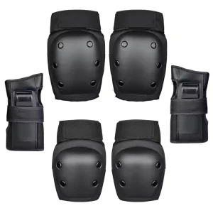 6 in 1 Protective Gear Set Skateboarding Biking Roller Skating & Extreme Sports Knee Pads