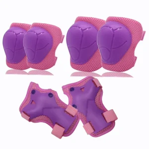 6 in 1 Skating Cycling Roller Skating Protection Set Kids Knee Elbow Wrist Protective Pads Child Sport Protective Gear