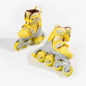 668 Triangular Four Wheel Outdoor Roller Skates Double Adjustable Protective Gear for Children’s Beginner Kids