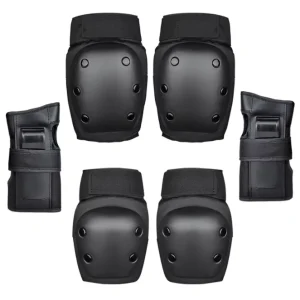 6Pcs Adult Child Skating Protective Gear Breathable Elbow Knee Pads Wrist Guard Skiing Cycling Skateboard Anti slip Protector