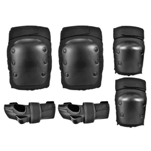 6Pcs set Protective Gear Set Skating Knee Pads Elbow Pad Wrist Hand Protector for Kids Adult Cycling