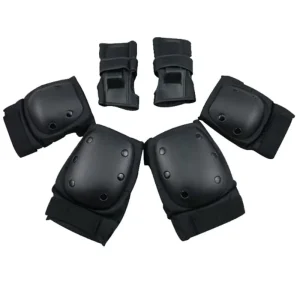 6pcs Set Skateboard Ice Roller Skating Protective Gear Elbow Pads Wrist Guard Cycling Riding Knee Protector for Kids Men Women
