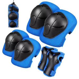 6pcs Skateboard Roller Skating Sport Children Protective Gear Set Kids Elbow Knee Wrist Guard Pads