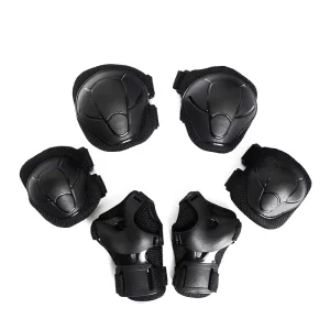 6pcs set Skateboard Ice Roller Skating Protective Gear Elbow Pads Wrist Guard Cycling Riding Knee Protector for Kids Men Women