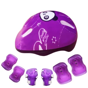 7-Piece Adjustable Safety Helmet and Pads Protective Gear Set for Children