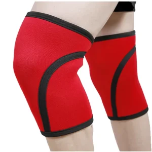 7mm Neoprene Rubber Knee Sleeve Compression Stabilizer Pads Protection Shock Absorption Breathable for Sports