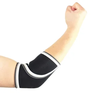 7mm Neoprene Weightlifting Cross Powerlifting Elbow Brace Compression Elbow Support Sleeve