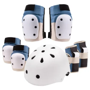 7pcs Set Roller Skates Cycling Bike Knee Skateboard Helmet Protective Gear