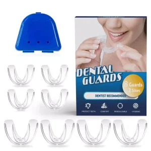 8PK Dental Guards for Teeth Grinding Dental Mouth Guard Grinding Package Anti Grinding Night Mouth Gu
