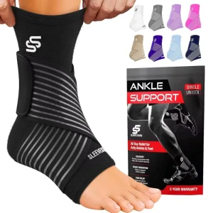A Soft and Skin friendly Ankle Support That Protects the Ankle During Exercise