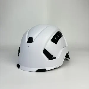 ABS Hard Hat CE EN397 ANSI Certified 6-Point Suspension with Headlamp for Construction and Head Protection Safety Helmet