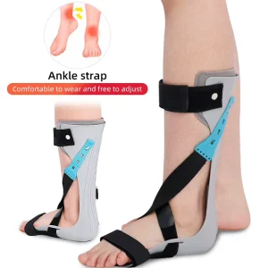 AFO Drop Foot Brace Adjustable Ankle Foot Orthosis Support Splint for Walking Rehabilitation Postural Correction Lightweight