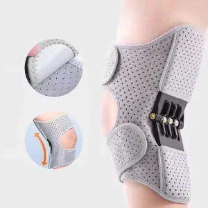 AOFIT Breathable Non Slip Knee Pads Powerful Rebound Spring Neoprene Force Booster Knees Brace for Comfort Joint Support