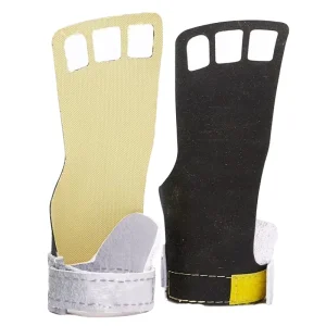 APE for Gloves Fitness Palm Guard Hand Grip Natural Rubber Non Slip Breathable 2.5mm Thick Hook & Loop Wrist Support