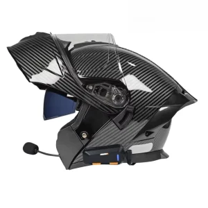 Abs Carbon Fiber Helmet Motorcycle Riding Helmet Flip up for Adults Factory