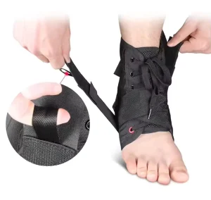 Adjustable Ankle Brace Lace up Ankle Support Ankle Pain Sprain Guard Strap Brace